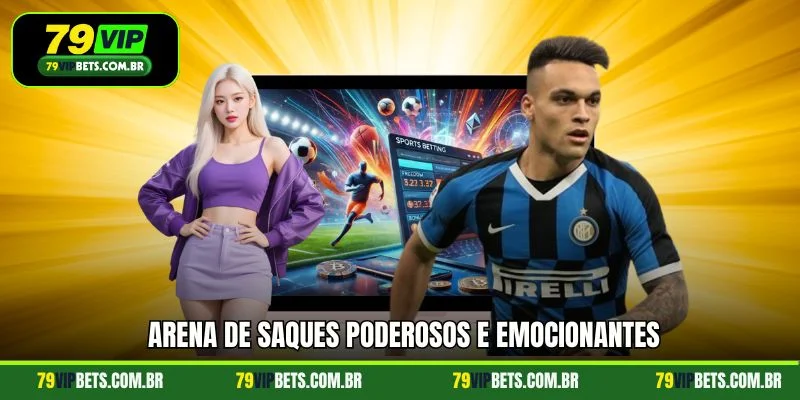 Arena de saques poderosos e emocionantes